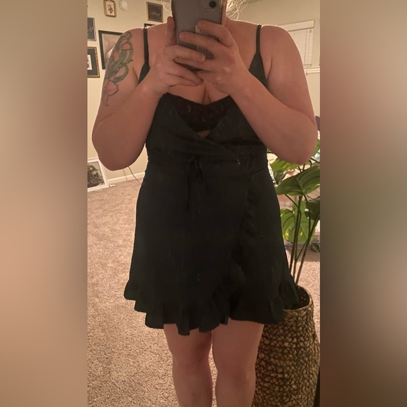 Princess Polly My Jewel Emerald Green Wrap Dress sz 12 - Picture 6 of 6